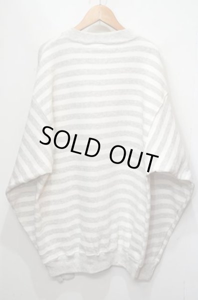 画像2: 90's Hanes ボーダー柄 スウェットシャツ “USA製” (2)