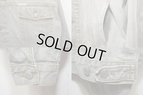 画像4: 90's GUESS グレーデニムトラッカージャケット “MADE IN USA” (4)