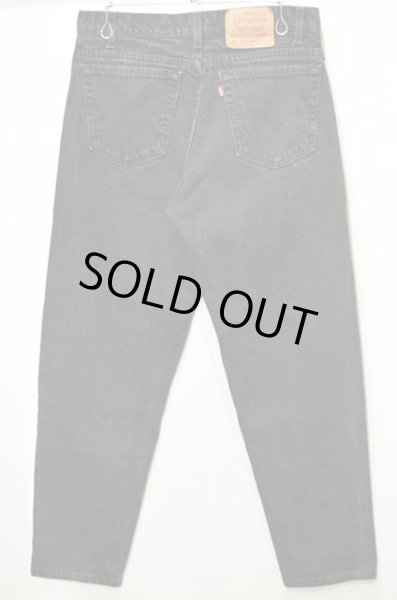 画像2: 90's Levi's 550 ブラックデニムパンツ “MADE IN USA” (2)