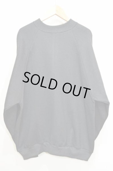 画像2: 90's Fruit of the loom 無地 スウェット “BLACK / DEADSTOCK” (2)