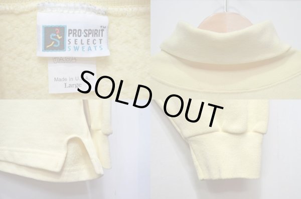 画像3: 90's PRO SPIRIT タートルネック スウェットシャツ “MADE IN USA” (3)