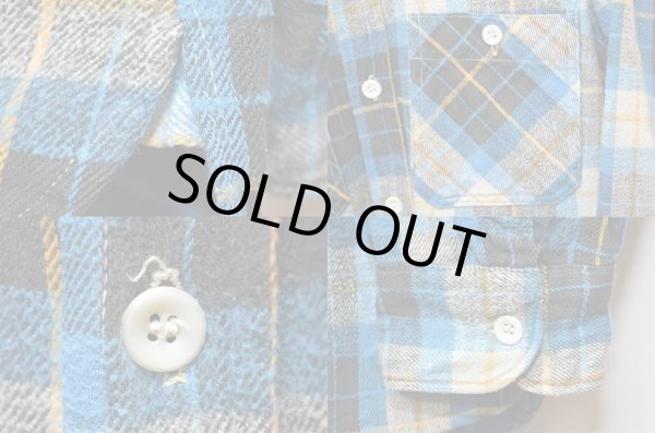 画像4: 50's WINTER KING マチ付きネルシャツ (4)