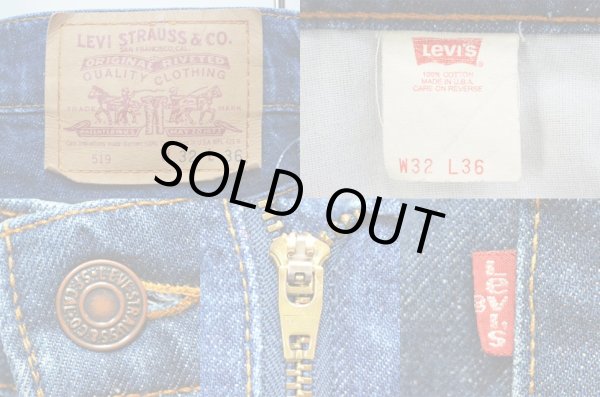画像3: 90's Levi's 519 デニムパンツ “濃紺 / MADE IN USA” (3)