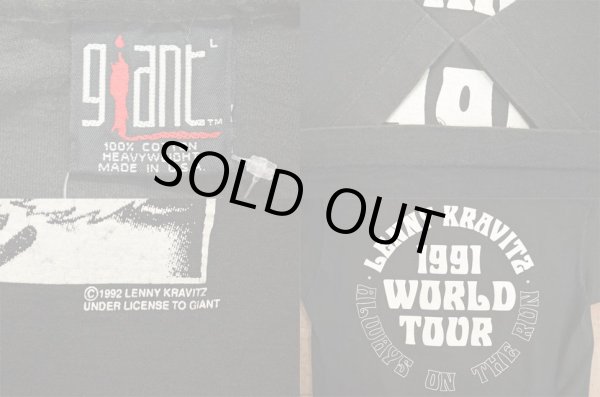 画像4: 90's LENNY KRAVITZ Tシャツ “1991 WORLD TOUR” (4)