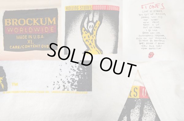 画像3: 90's THE ROLLING STONES バンドTシャツ “VOODOO LOUNGE” (3)