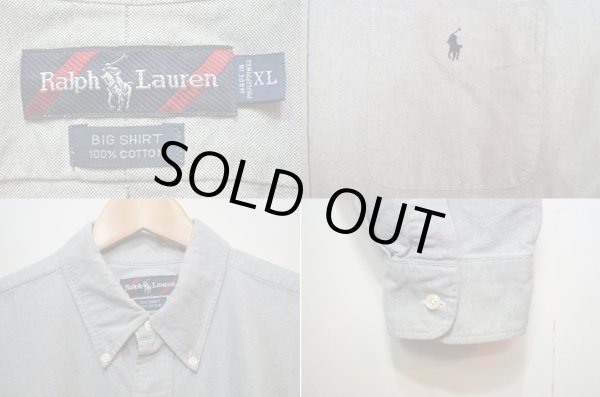画像3: 90's Polo Ralph Lauren ボタンダウンシャツ “BIG SHIRT” (3)