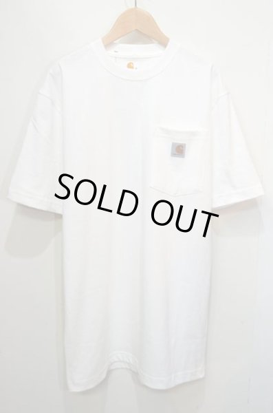 画像1: 新品 Carhartt ポケット付きTシャツ “ORIGINAL FIT / WHITE” (1)