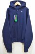 画像1: 新品 CAMBER CROSS KNIT ZIPPER HOODED “NAVY / USA製” (1)