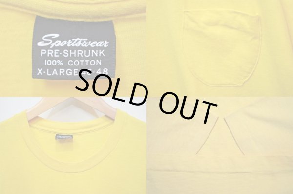 画像3: 70's Sportswear ポケットTシャツ “DEADSTOCK” (3)