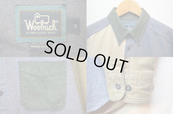 画像3: 90's WOOLRICH クレイジーパターン ボタンダウンシャツ “MADE IN USA” (3)