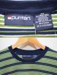 画像3: 90-00's Puritan ボーダー柄 ポケットTシャツ (3)