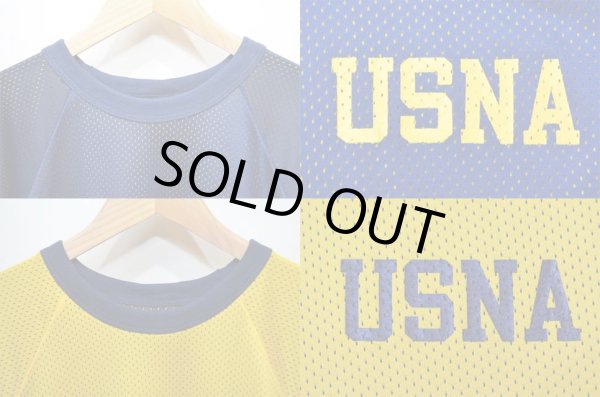 画像5: 90's USNA W-FACE メッシュTシャツ "DEADSTOCK" (5)