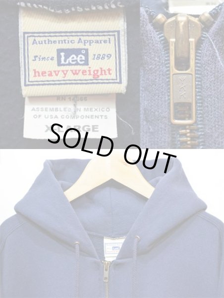 画像3: 90-00's Lee ハーフジップスウェットパーカー (3)