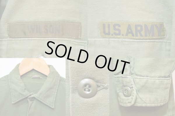 画像4: 70's US.ARMY ユーティリティーシャツ “コットンサテン” (4)