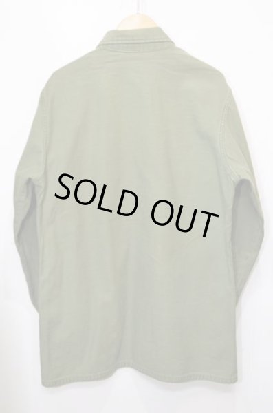 画像2: 70's US.ARMY ユーティリティーシャツ “コットンサテン” (2)