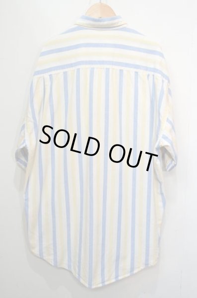 画像2: 90's OLD GAP ストライプ柄 S/S ボタンダウンシャツ “MADE IN USA” (2)