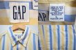 画像3: 90's OLD GAP ストライプ柄 S/S ボタンダウンシャツ “MADE IN USA” (3)