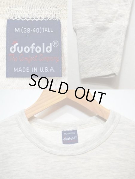画像3: 90's duofold L/S 2PLY カットソー "MADE IN USA / DEADSTOCK" (3)