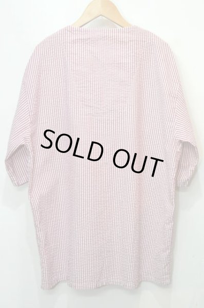 画像2: 90-00's Haband S/S ノーカラーシャツ (2)