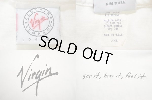 画像3: 90's Virgin ロゴプリントTシャツ “MADE IN USA / DEADSTOCK” (3)