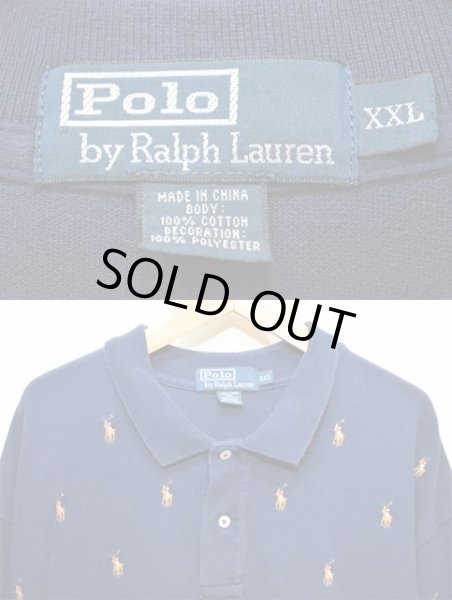 画像3: Polo Ralph Lauren S/S 総柄刺繍 ポロシャツ (3)