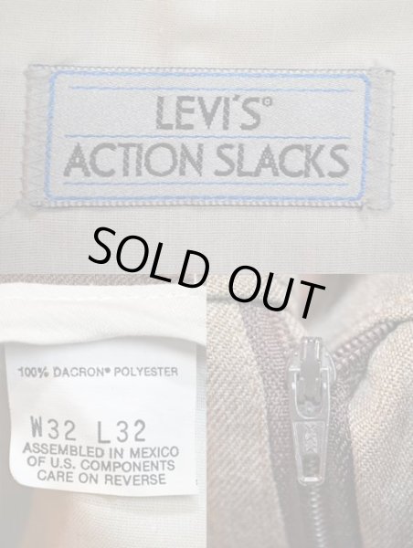 画像3: 90's Levi's ACTION SLACKS “BROWN” (3)