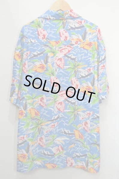 画像2: 80's KENINGTON レーヨンハワイアンシャツ (2)