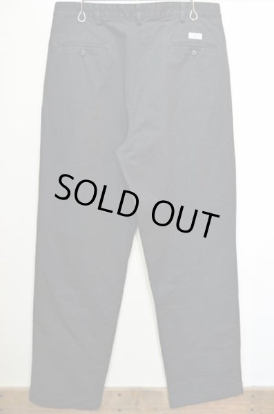 画像2: 90's Polo Ralph Lauren タック入り チノトラウザー “MADE IN USA / BLACK” (2)