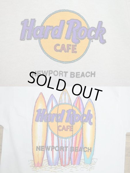 画像3: 90's Hard Rock CAFE 両面プリント Tシャツ “NEWPORT BEACH / DEADSTOCK” (3)