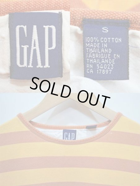 画像3: 90's OLD GAP ボーダーTシャツ (3)