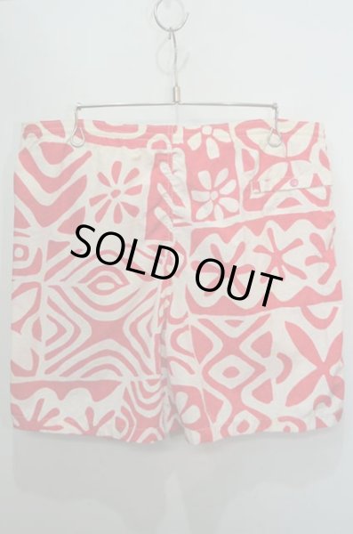 画像2: 90's Patagonia タック入り 総柄 ナイロンショーツ (2)