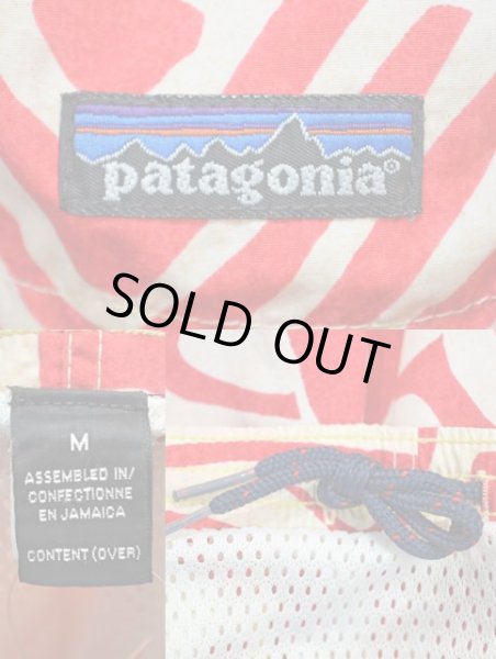 画像3: 90's Patagonia タック入り 総柄 ナイロンショーツ (3)