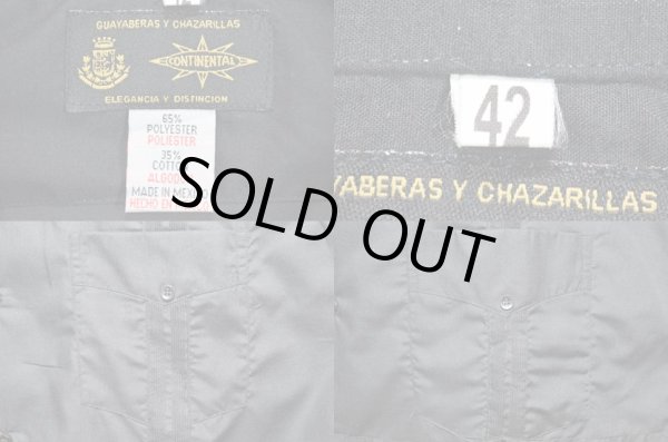 画像3: 80's CONTINENTAL キューバシャツ “BLACK” (3)