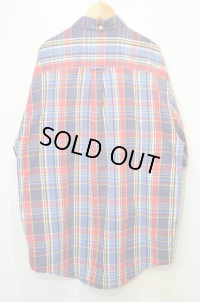 画像2: 90's Eddie Bauer S/S ボタンダウンシャツ “3点留め” (2)