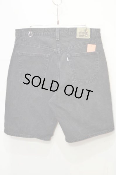 画像2: 90's Levi's silverTab ブラックデニムショーツ “LOOSE / MADE IN USA” (2)