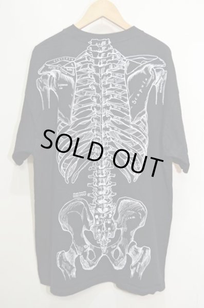 画像2: 90's Leslie Arwin 人体骨格 プリントTシャツ “MADE IN USA” (2)