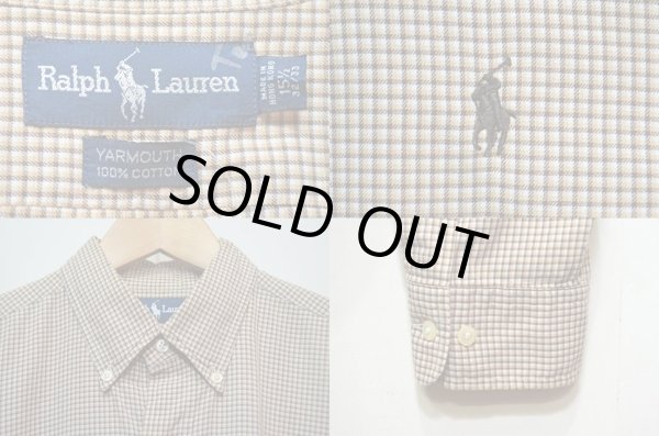 画像3: 90's Polo Ralph Lauren ボタンダウンシャツ “YARMOUTH” (3)