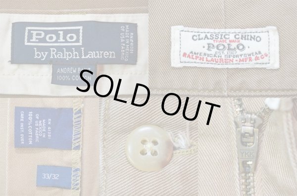 画像3: Polo Ralph Lauren 2タック チノトラウザー "MOCHA BROWN" (3)