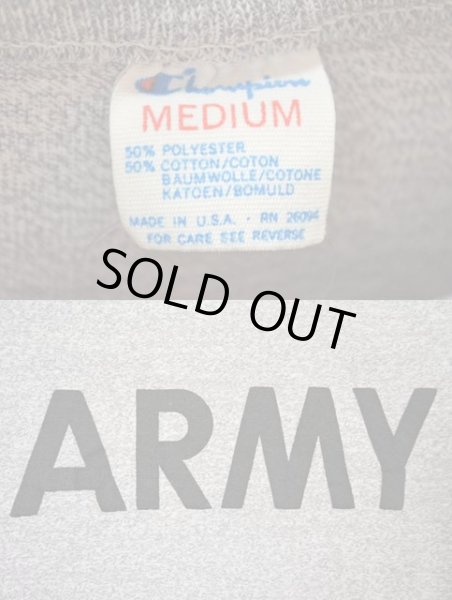 画像3: 80's Champion 50/50 プリントTシャツ “ARMY” (3)