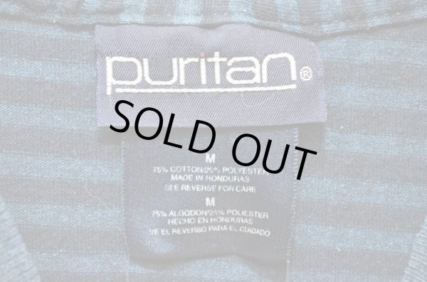 画像3: 90-00's Puritan ボーダー柄 Tシャツ (3)
