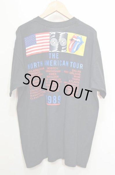 80's THE ROLLING STONES Tシャツ “NORTH AMERICAN TOUR 1989