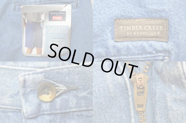 画像3: 日本未発売 TIMBER CREEK BY WRANGLER 2タックデニムショーツ “Light Indigo” (3)