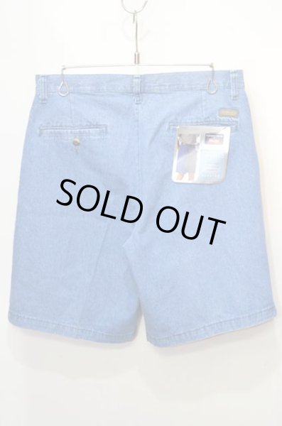 画像2: 日本未発売 TIMBER CREEK BY WRANGLER 2タックデニムショーツ “Light Indigo” (2)