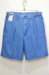 画像1: 日本未発売 TIMBER CREEK BY WRANGLER 2タックデニムショーツ “Light Indigo” (1)