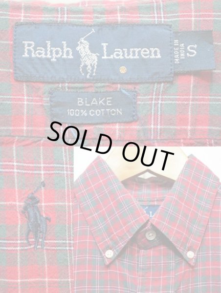 画像3: 90's Polo Ralph Lauren S/S ボタンダウンシャツ “BLAKE” (3)