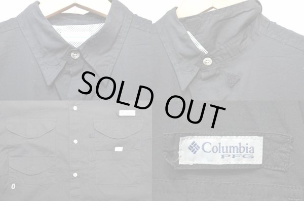 画像4: Columbia PFG S/S ナイロンフィッシングシャツ “BLACK” (4)