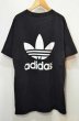 画像2: 90's ADIDAS 両面トレフォイルロゴプリントTシャツ “MADE IN USA” (2)