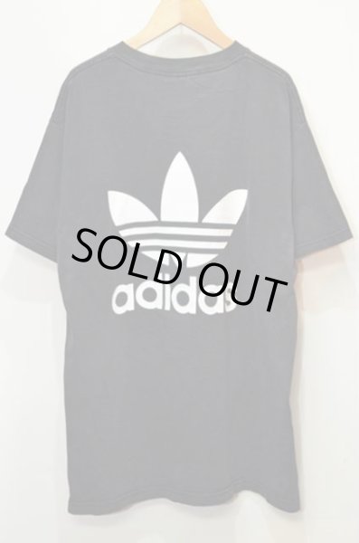 画像2: 90's ADIDAS 両面トレフォイルロゴプリントTシャツ “MADE IN USA” (2)