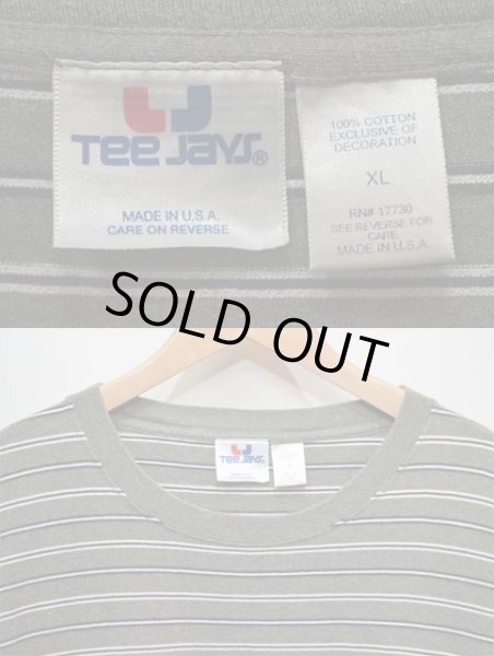 画像3: 90's Tee Jays マルチボーダー柄 Tシャツ “MADE IN USA” (3)