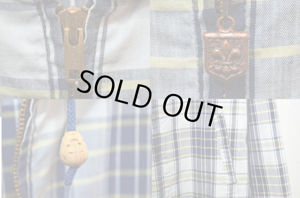 画像4: 60's PENNEY'S マドラスチェック柄 ZIPパーカー (4)